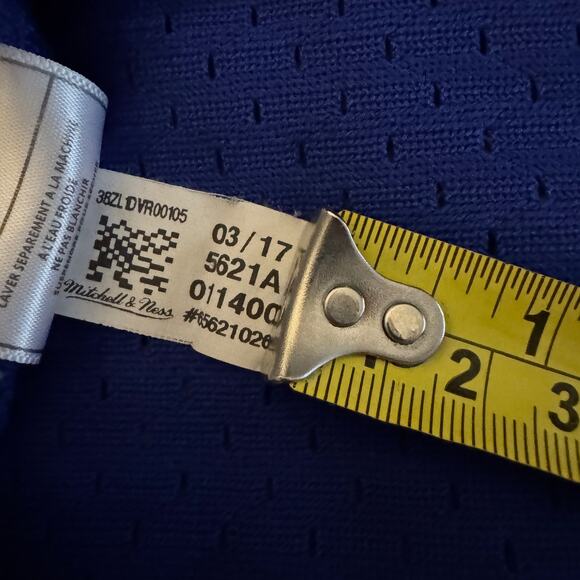 Authentic Mitchell & Ness Nolan Ryan MLB Texas Rangers 1989 Jersey 48 XL - Picture 7 of 11